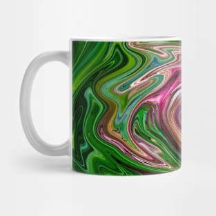 Abstract Green Plants Mug